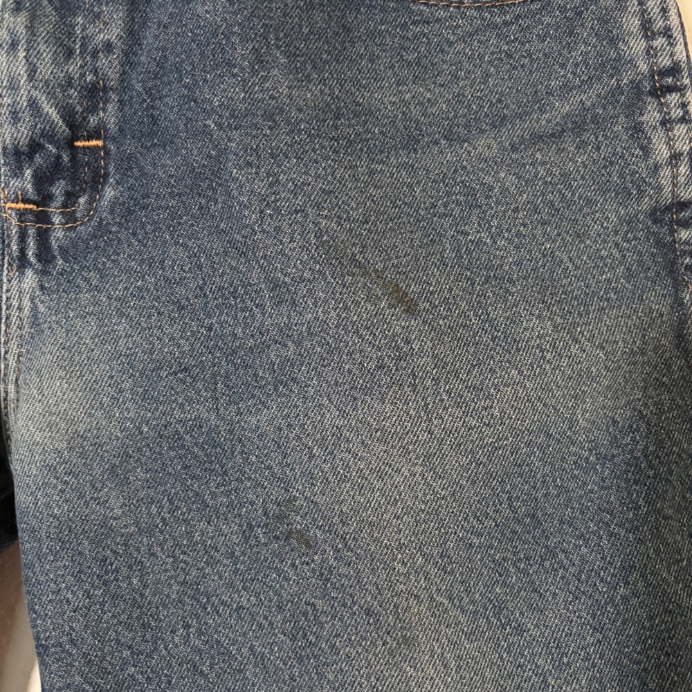 Wrangler Denim Shorts Regular Fit 33 Cut Off Cotton Blue Rugged Gorpcore Indie - Picture 3 of 8